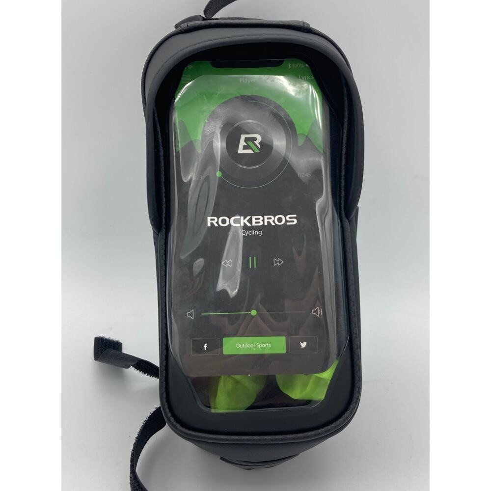 ROCKBROS Bike Phone Bag Waterproof Bike Bag Phone Mount EVA Hard Shell Bike P...